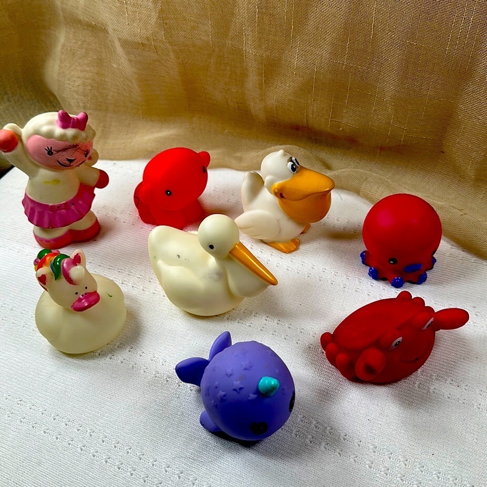 Rubber Toys Lot